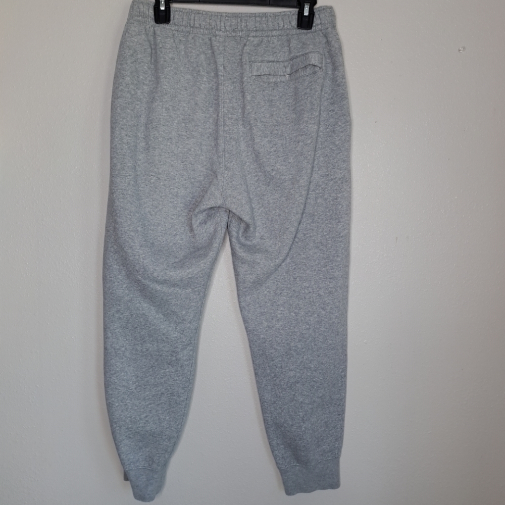 Nike Spartan Basketball Fleece Pants Mens Sz Medium Gray Jogger Sweatpants Logo - Picture 13 of 16